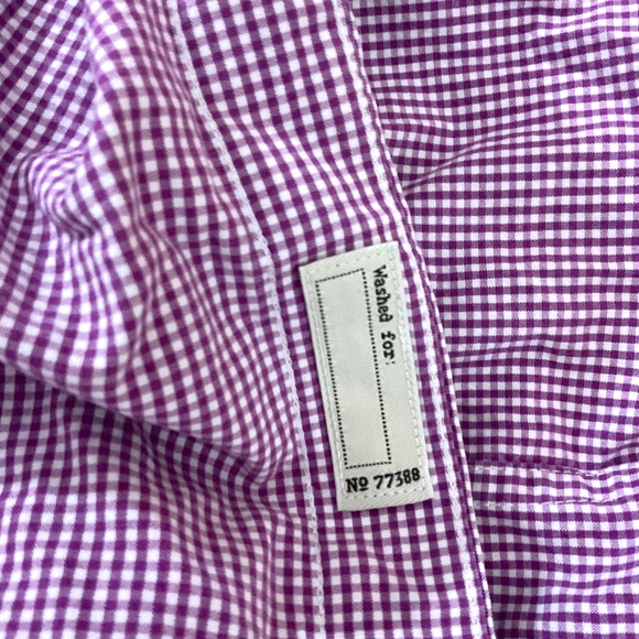 J. Crew Classic Stretch Sewn for Secret Wash Shirting Button-Down Size Large - Picture 9 of 11